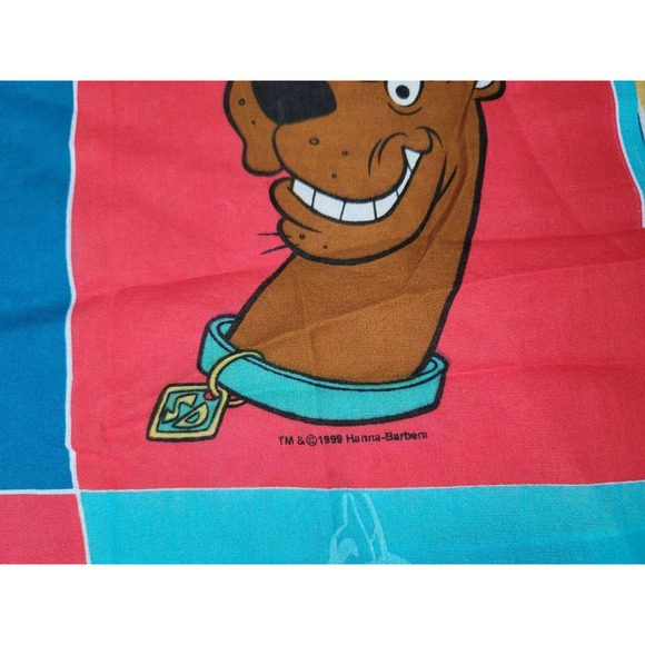 Vtg 1999 Hanna-Barbera Scooby-Doo Dan River Flat Twin Sheet - Picture 3 of 5